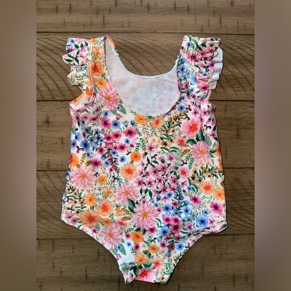 H&M Floral Bathing Suit 12-18m NWOT - Picture 4 of 5